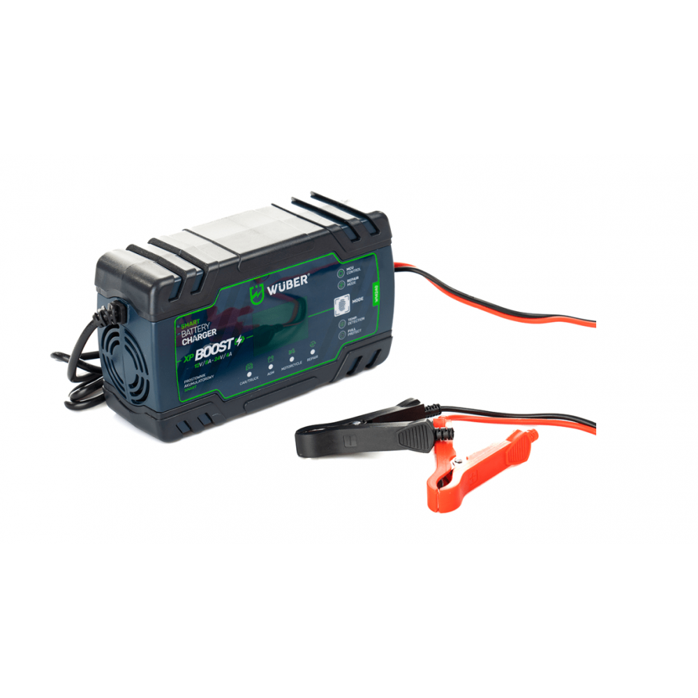 Микропроцесорен токоизправител 12 V / 24 V, с LCD дисплей - W14240