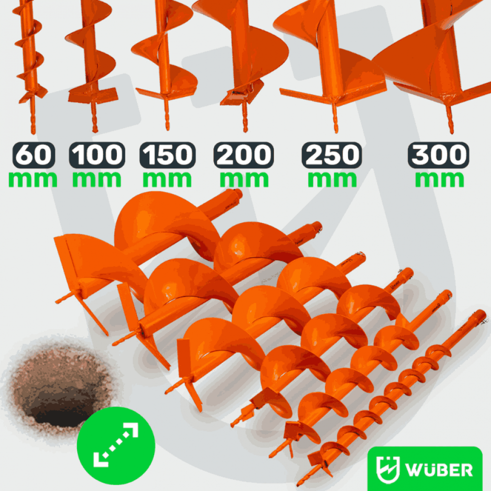 Свредло за дизелов свредел fi60/800 мм - W15001