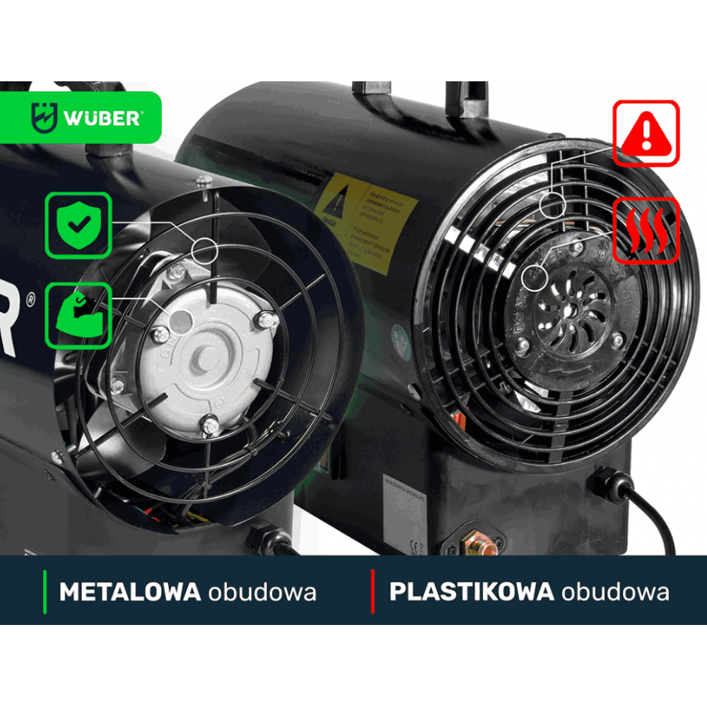 Газова отоплителна печка (калорифер), 25 kW, 160 м2 - W15011