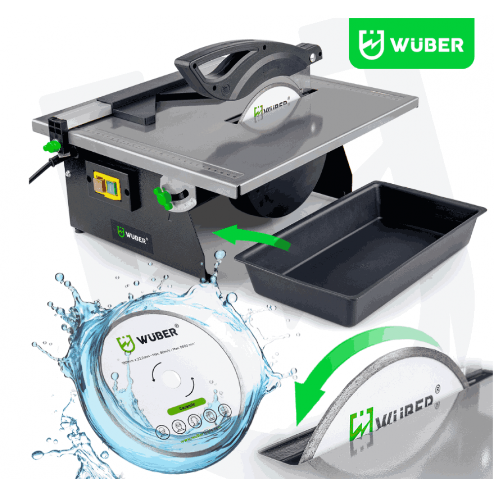 Настолна циркуляр за плочки 1700 W, 2800 об/мин. - W17070