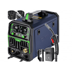 Инверторен заваръчен апарат MIG FLUX MMA TIG, 20-200 A - W19005