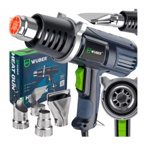 Пистолет за горещ въздух, 4 сменяеми дюзи, 2000 W, 350/600°C - W20110