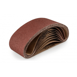 Шкурка за лентов шлайф 533x75 мм, P80, 10 броя - W26100