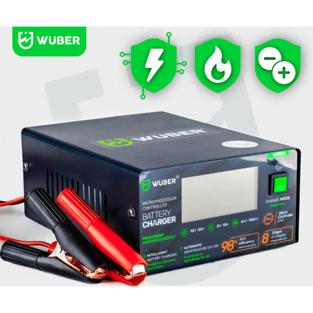 Микропроцесорното зарядно устройство за акумулатори 12V и 24V  - W30561