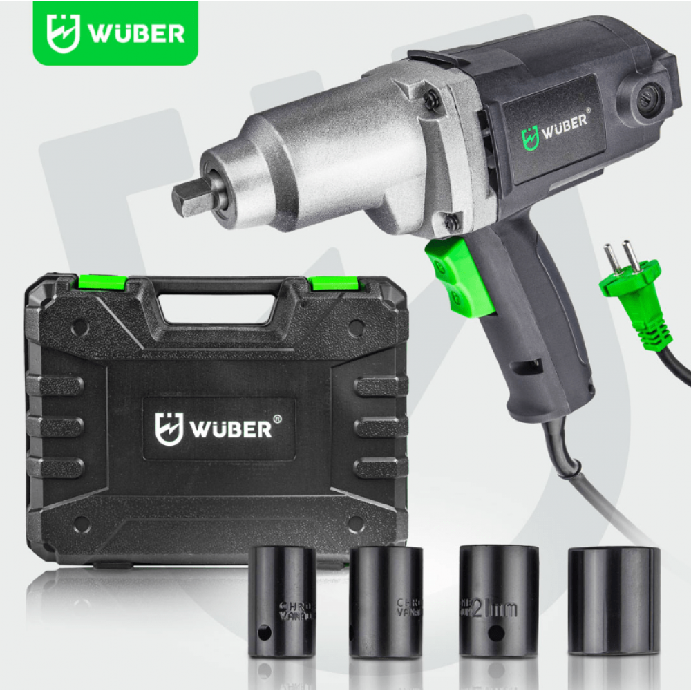 Електрически ударен гайковерт в куфар, 800 Nm, 1/2", 2200 W - W33250