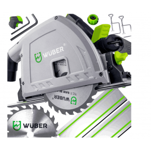 Потопяем циркуляр за дърво 2400 W, 160 мм + 2x 70 см релси - W57204