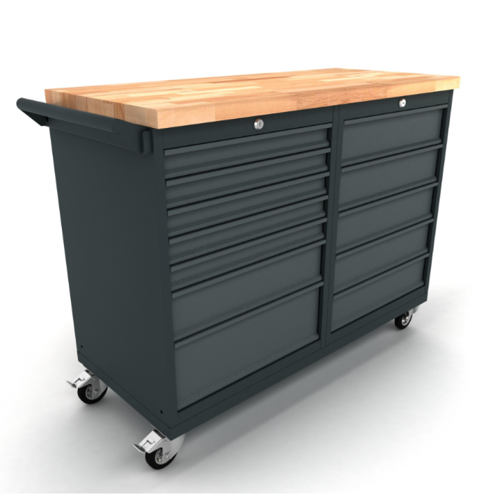 Мобилен шкаф / количка Workbench с 12 чекмеджета - WBG124M13