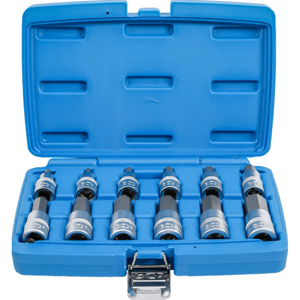 Комплект шестограми на вложка 12 части 1/2" 6-22мм BGS5052