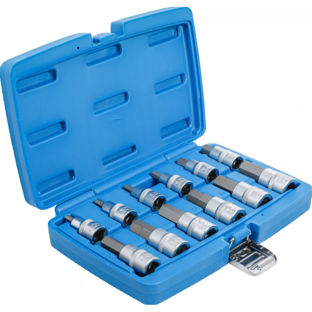 Комплект шестограми на вложка 12 части 1/2" 6-22мм BGS5052