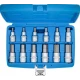 Комплект шестограми на вложка 12 части 1/2" 6-22мм BGS5052