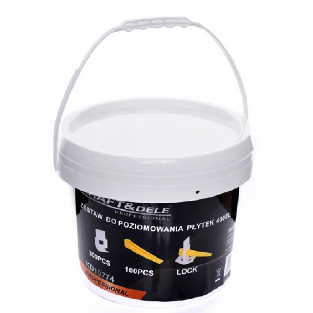 К-кт система за нивелиране / лепене на плочки 400 части KD10774