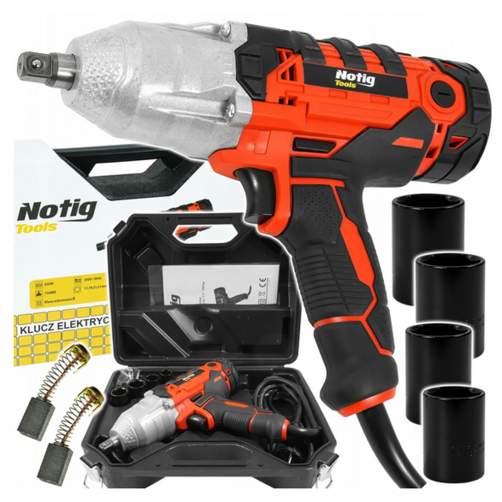 Електрически ударен гайковерт 1/2 650W 750Nm N4325