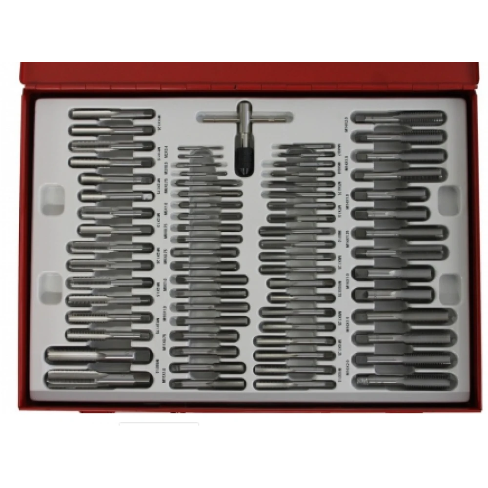 Комбиниран к-кт метчици и пфлашки (инчови и метрични) 110 части TD110MI