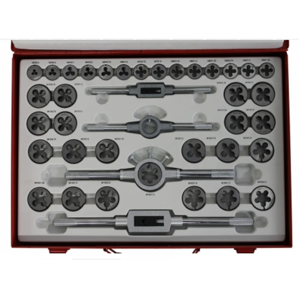 Комбиниран к-кт метчици и пфлашки (инчови и метрични) 110 части TD110MI