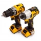 К-кт акумулаторен гайковерт / винтоверт Dewalt DCK2110L2T