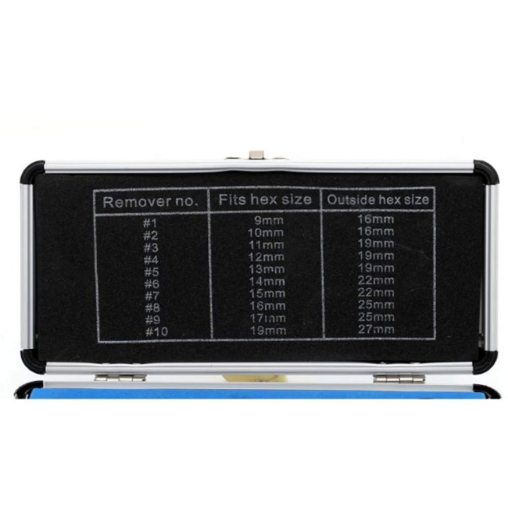 К-кт вложки за отвиване на повредени болтове и гайки 10бр. KD10268