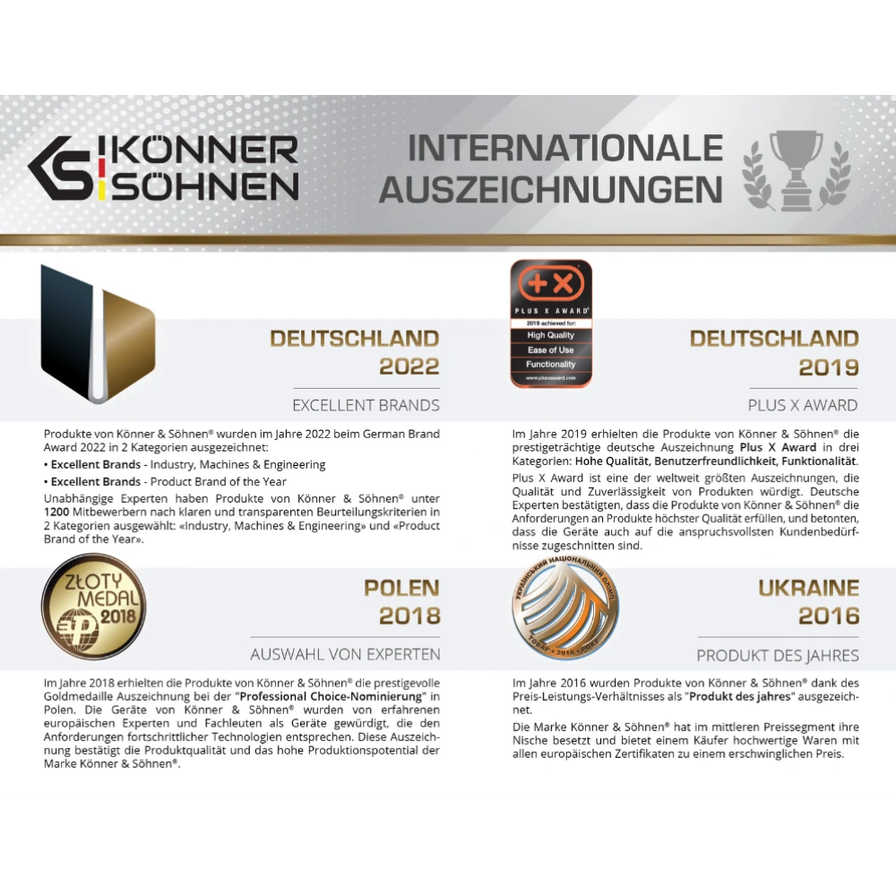 Бензинов генератор за ток 2.9KW "Könner & Söhnen" KS 2900