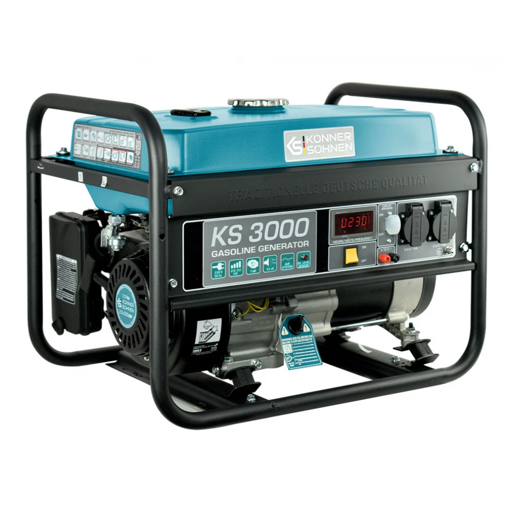 Бензинов генератор за ток 3KW "Könner & Söhnen" KS 3000