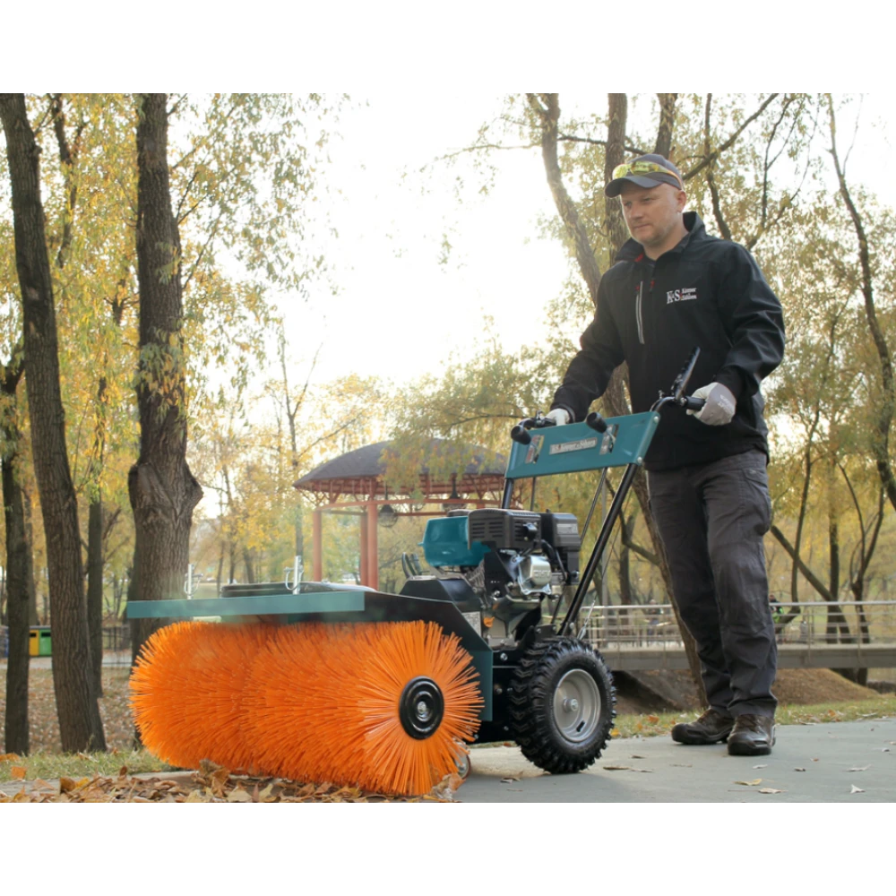 Комбинирана машина 4 в 1 снегорин / метачка / листосъбирачка KS 7HP-MFM 80Е