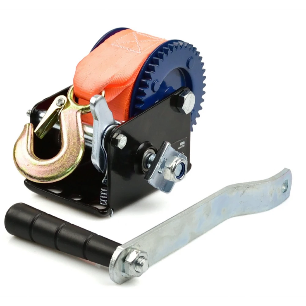 Ръчна лебедка с колан 5 метра 363 кг G01084