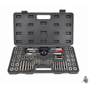 К-кт метчици и плашки 60 части AWTOOLS AW20418 