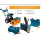 Комбирнирана машина 4 в 1 ( снегорин, метачка, листосъбирачка, фреза ) KS 7HP-MFM 60 Könner & Söhnen