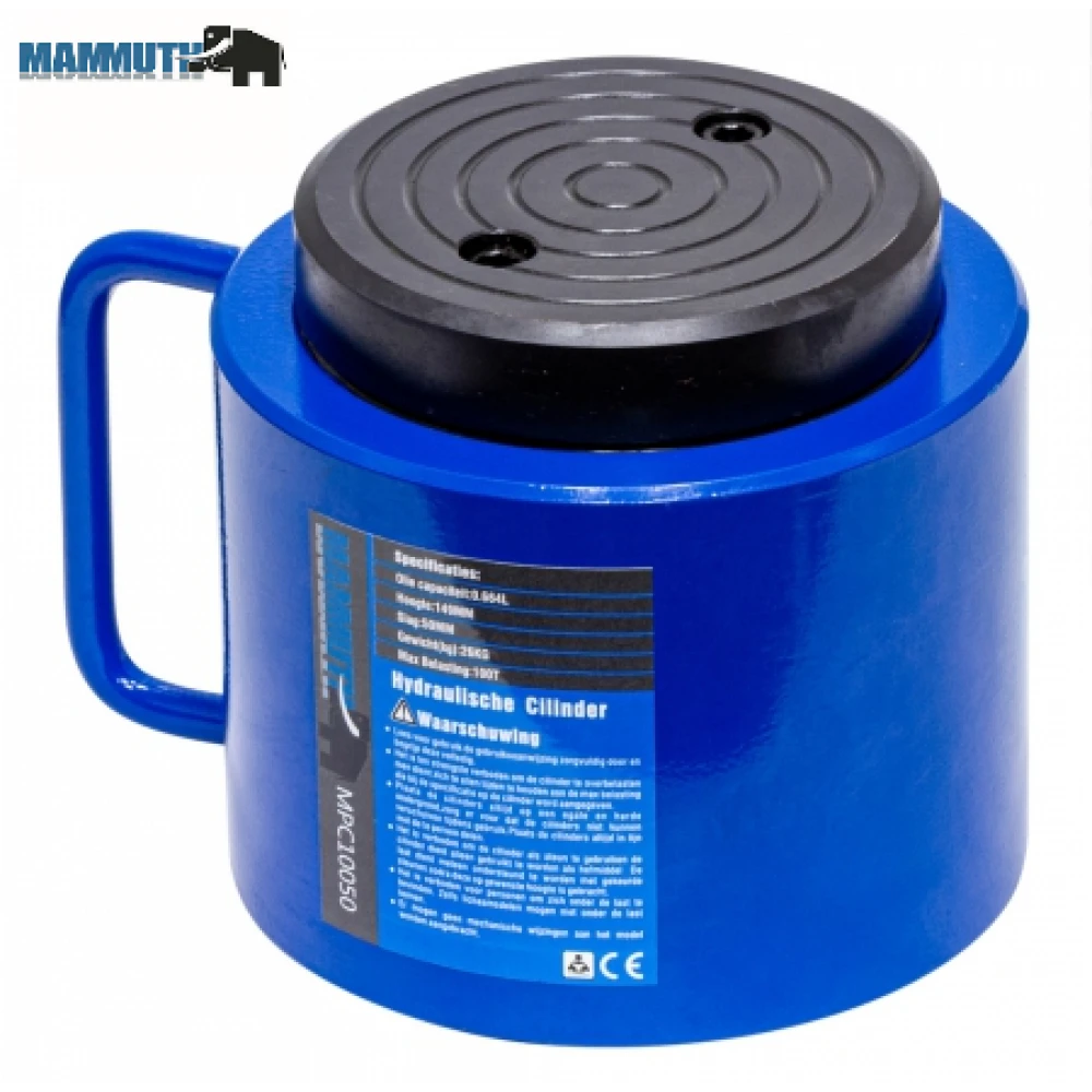 Хидравличен цилиндър / крик 100 тона 50мм MAMMUTH MPC10050
