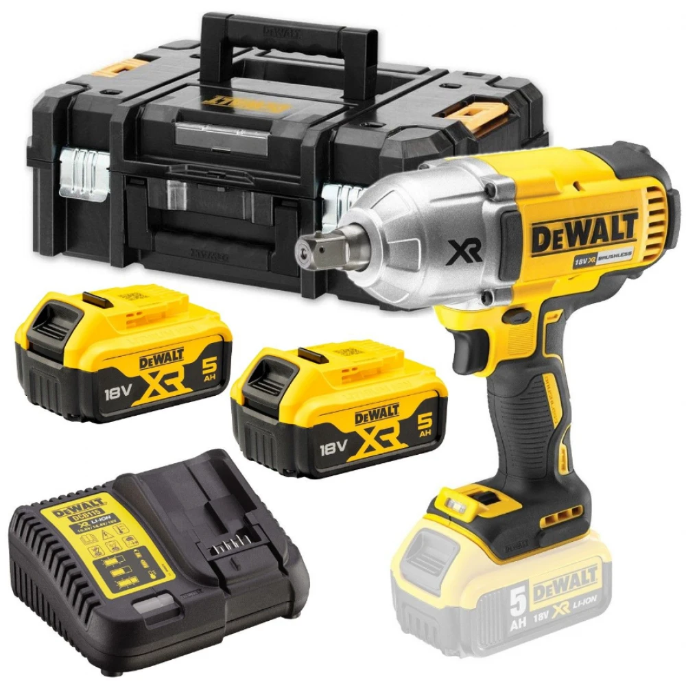 Ударен гайковерт на батерия ( комплект ) DCF899P2