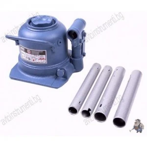 Нископрофилен хидравличен бутилков крик 10 тона, двойно бутало BASS 3316