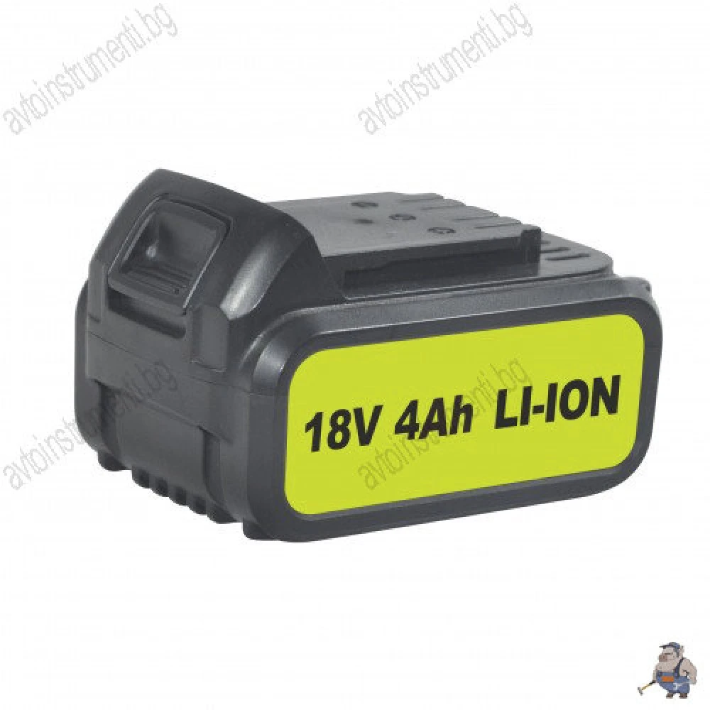 Универсална Li-Ion батерия за машини Hurry Up, 4Ah, 18V
