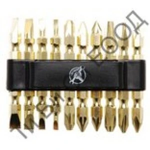 Комплект битове, 10 части, 1/4" BGS Technic