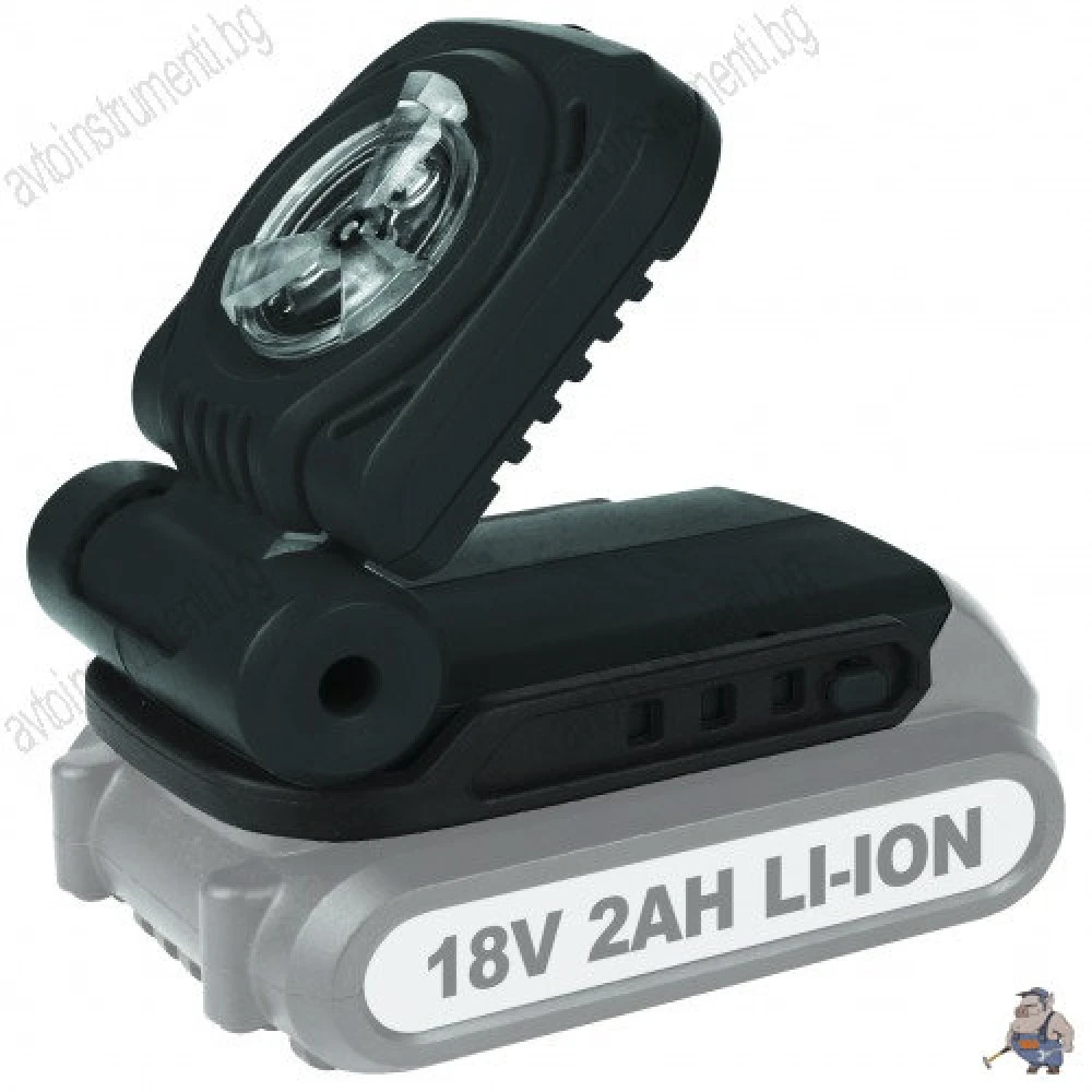 Акумулаторен фенер 18V, 300lm