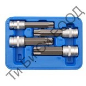 Комплект битове Т-звезда, 4 части, 1/2" BGS Technic