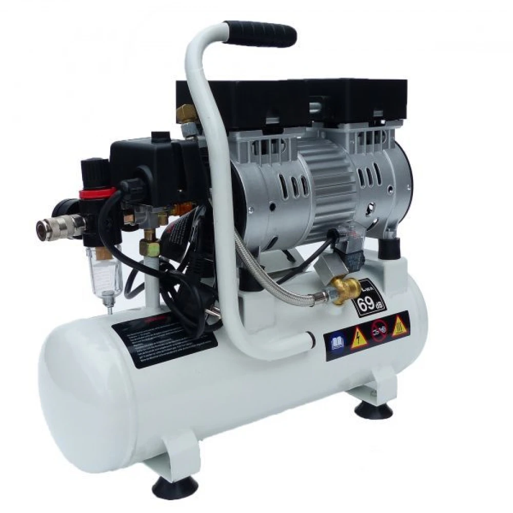 Обезшумен/тих компресор за въздух 8 литра, Knappwulf