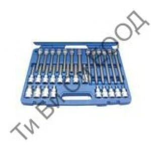 Комплект шестограмни битове, 30 части, 1/2" BGS Technic