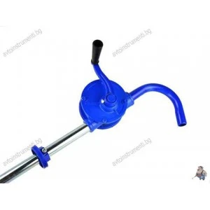 Ръчна ротационна помпа за източване на масло и гориво от варели