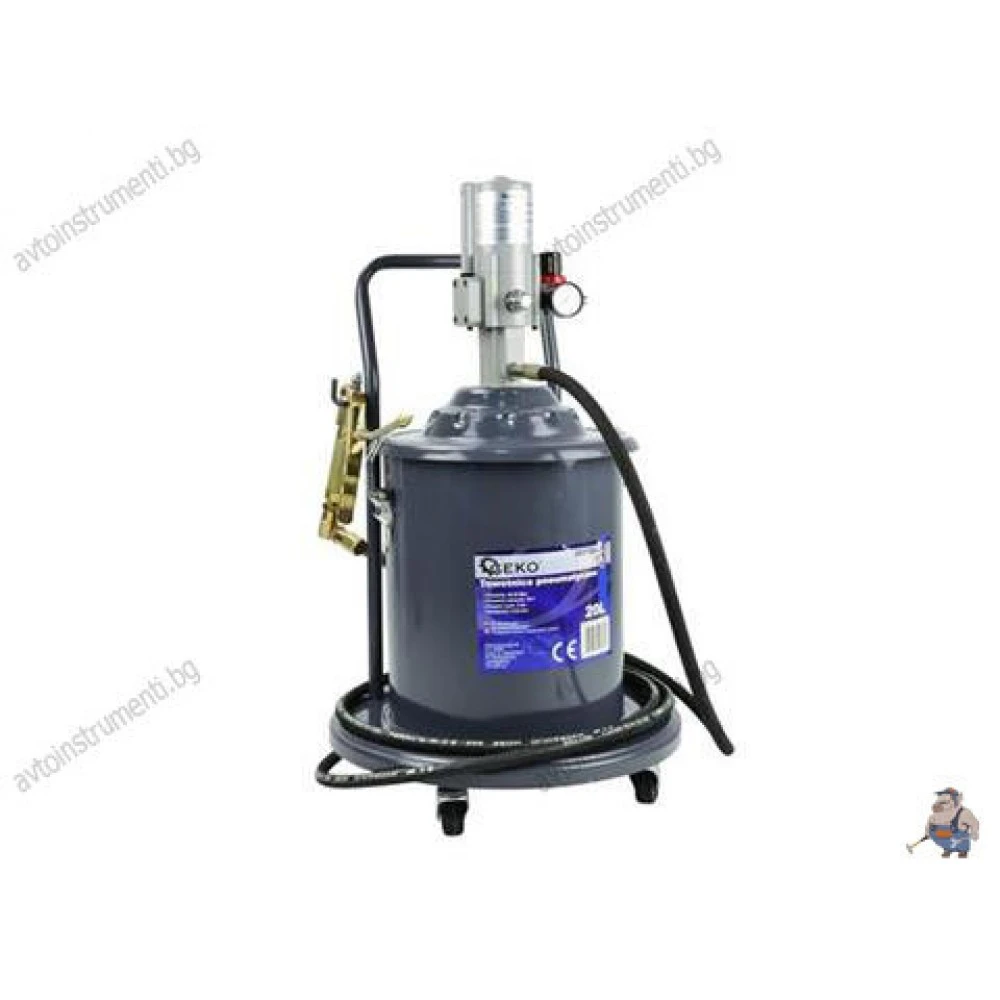 Пневматична помпа за гресиране - такаламит 20л.