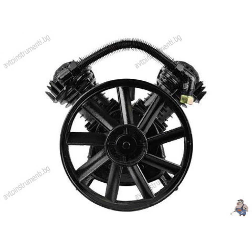 Чугунена, двуцилиндрова глава за компресор, V-образна, 5.5к.с.