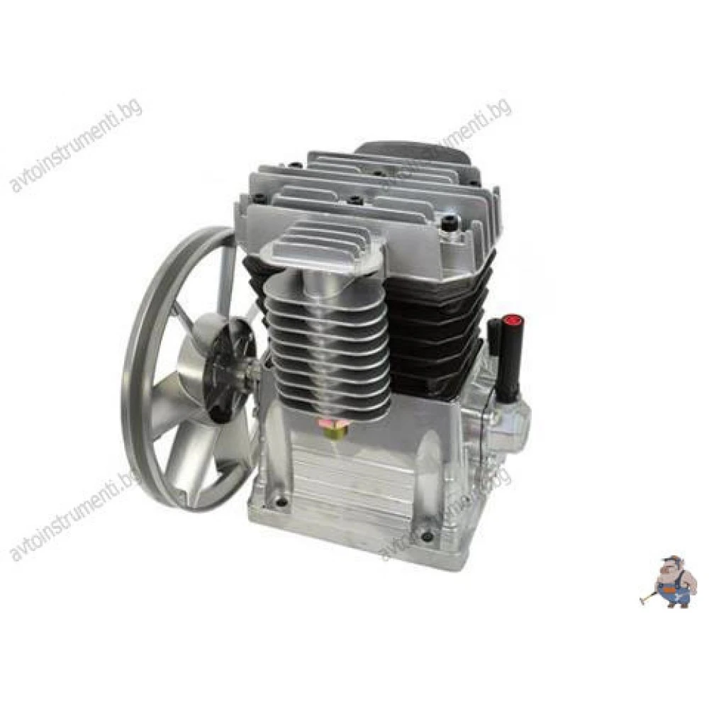 Двуцилиндрова глава за въздушен компресор 50/100/150л. 3кс.