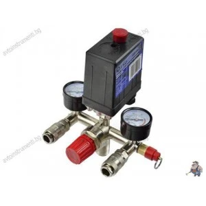 Пресостат с манометри и бързи връзки ( монофазен ) G80306