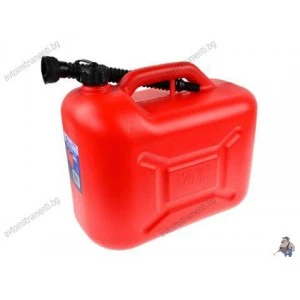 Пластмасова туба за гориво 20 литра с гъвкав накрайник G03242