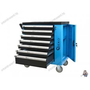 Количка / шкаф за инструменти 243 части 7 чекмеджета G10833