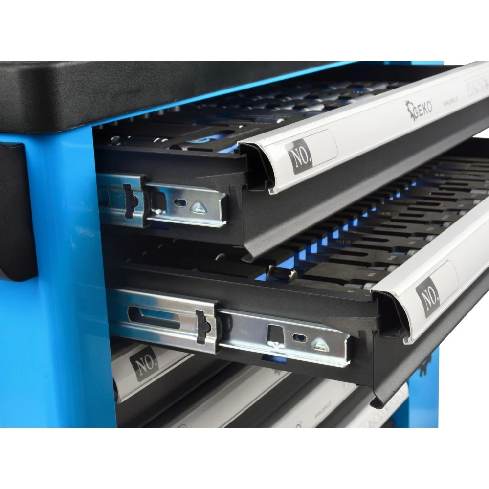 Количка / шкаф за инструменти 243 части 7 чекмеджета G10833