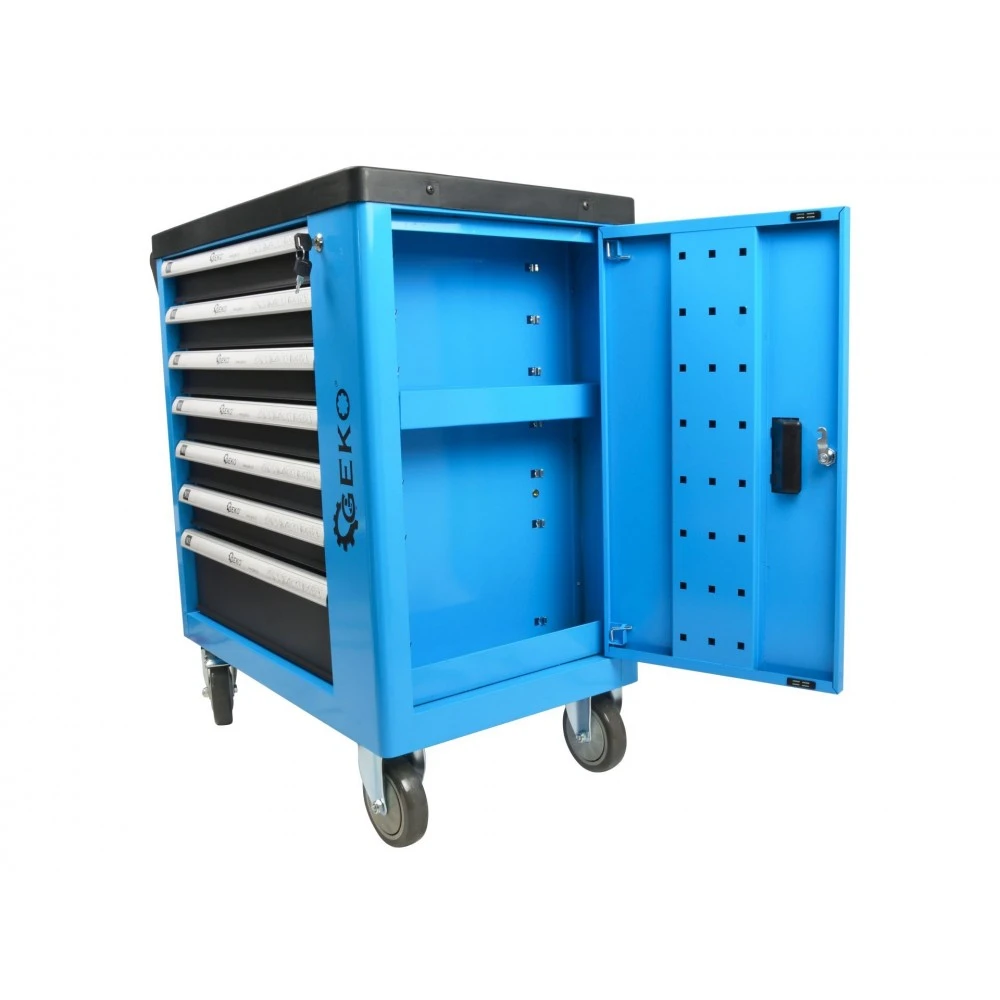 Количка / шкаф за инструменти 243 части 7 чекмеджета G10833