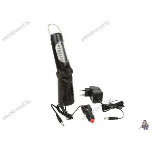 Акумулаторна, сгъваема работна лампа 21+5 диода