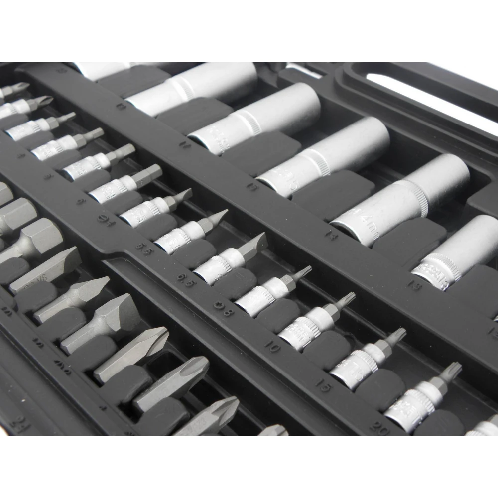 Комплект гедоре 108 части 1/2 , 1/4