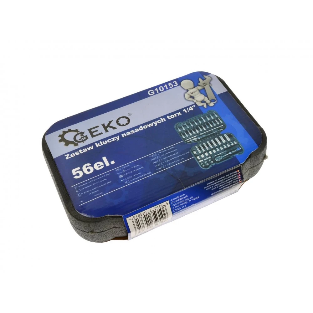 Комплект инструменти тип гедоре 1/4 56 части G10153