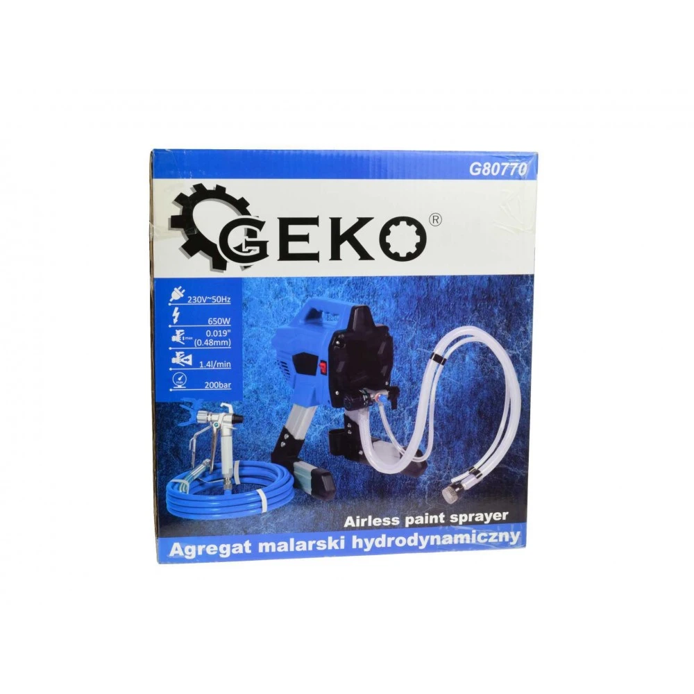 Електрическа безвъздушна машина за боядисване 1400л/мин.