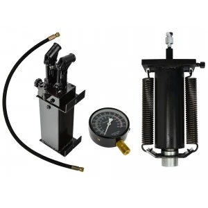 К-кт двускоростна помпа, цилиндър и манометър за хидравлична преса 50т. (хидравлика за преси)