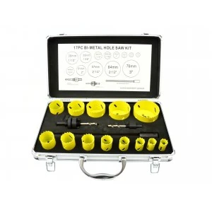 К-кт Биметални боркорони за дърво (17 части)